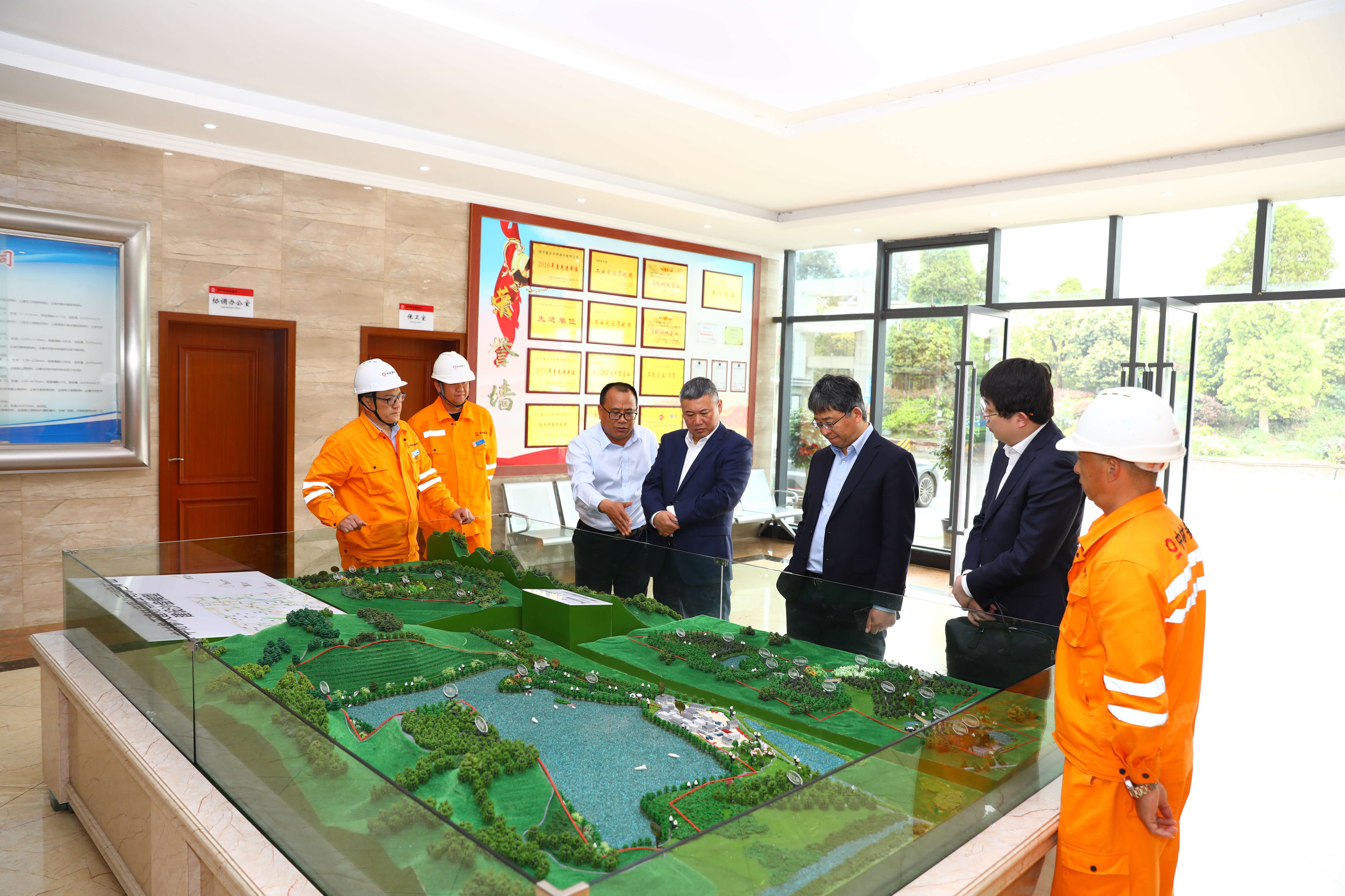 印志松到重慶中材參天建材有限公司調(diào)研指導